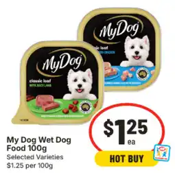 IGA My Dog Wet Dog Food offer