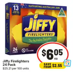 IGA Jiffy Firelighters offer