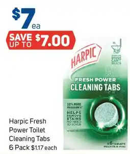 Foodland Harpic Fresh Power Toilet Cleaning Tabs offer