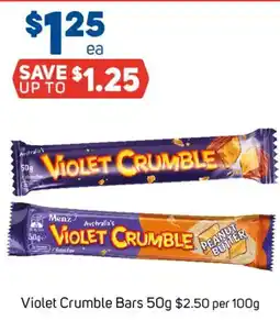 Foodland Violet Crumble Bars offer