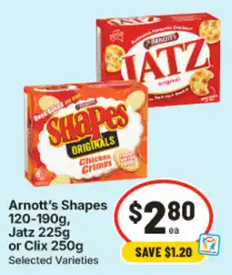 IGA Arnott's Shapes offer