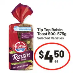 IGA Tip Top Raisin Toast offer