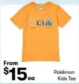 BIG W Pokémon Kids Tee offer