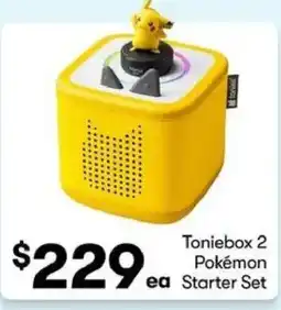 BIG W Toniebox 2 Pokémon Starter Set offer