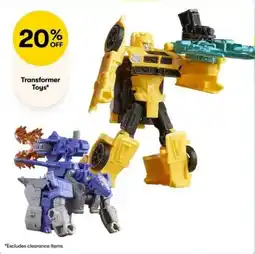 BIG W Transformer Toys offer