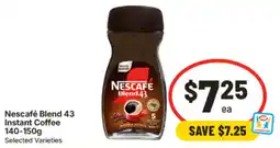 IGA Nescafe Blend 43 Instant Coffee offer