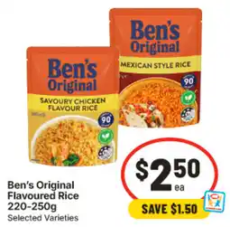 IGA Ben's Original Flavoured Rice offer