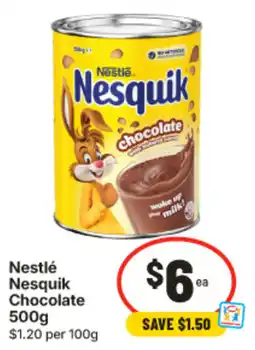 IGA Nestlé Nesquik Chocolate offer