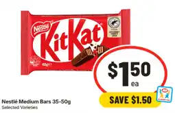 IGA Nestlé KitKat Medium Bars offer
