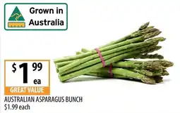 Supabarn Australian Asparagus Bunch offer