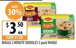 Supabarn Maggi 2 Minute Noodles offer