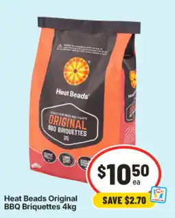 IGA Heat Beads Original BBQ Briquettes offer