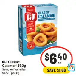 IGA I&J Classic Calamari offer