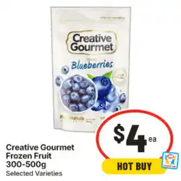 IGA Creative Gourmet Frozen Fruit offer