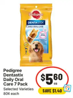 IGA Pedigree Dentastix Daily Oral Care 7 Pack offer