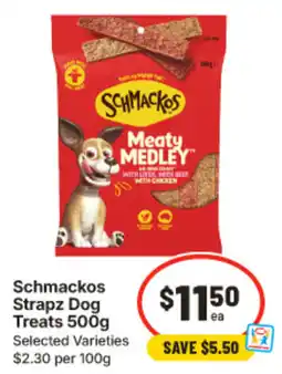 IGA Schmackos Strapz Dog Treats offer