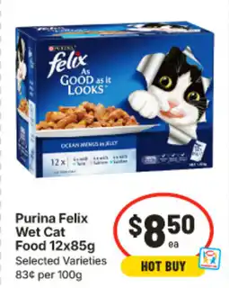 IGA Purina Felix Wet Cat Food Selected Varieties offer