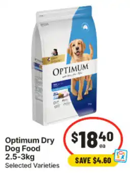 IGA Optimum Dry Dog Food offer
