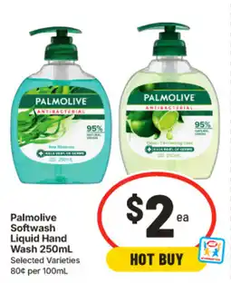 IGA Palmolive Softwash Liquid Hand Wash 250mL offer