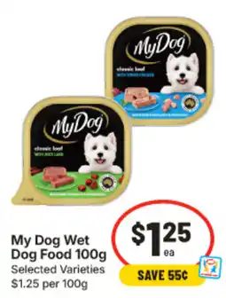 IGA My Dog Wet Dog Food offer