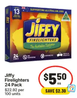 IGA Jiffy Firelighters offer