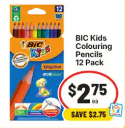 IGA BIC Kids Colouring Pencils offer