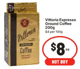 IGA Vittoria Espresso Ground Coffee offer