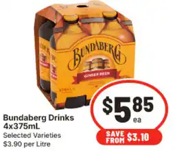 IGA Bundaberg Drinks Selected Varieties offer