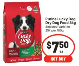 IGA Purina Lucky Dog Dry Dog Food offer