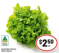 IGA Australian Green Oak Lettuce offer