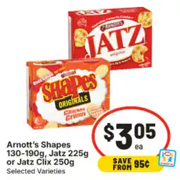 IGA Arnott's Shapes offer