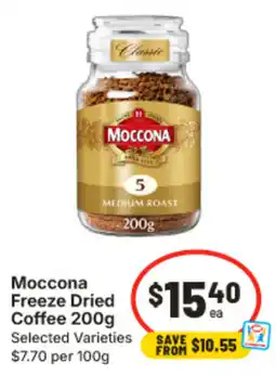 IGA Moccona Freeze Dried Coffee offer