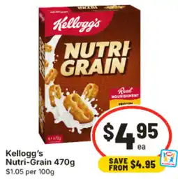 IGA Kellogg's Nutri-Grain offer