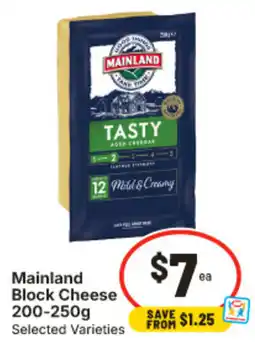 IGA Mainland Block Cheese offer
