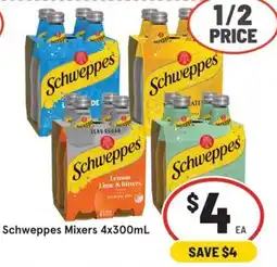 IGA Schweppes Mixers offer