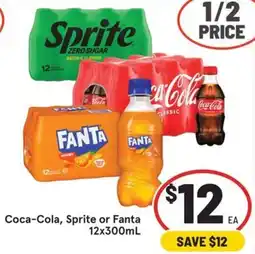 IGA Coca-Cola, Sprite or Fanta offer