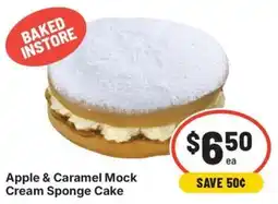 IGA Apple & Caramel Mock Cream Sponge Cake offer