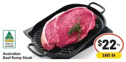 IGA Australian Beef Rump Steak offer
