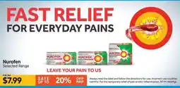 Chempro Nurofen Selected Range offer