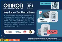 Chempro Omron Blood Pressure Monitors offer