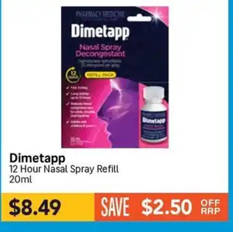Dimetapp 12 Hour Nasal Spray Refill