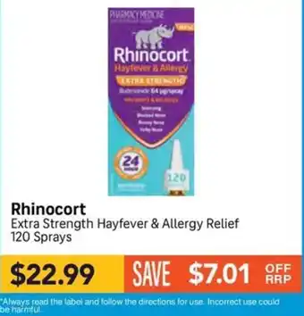Rhinocort Extra Strength Hayfever & Allergy Relief