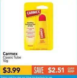 Chempro Carmex Classic Tube offer