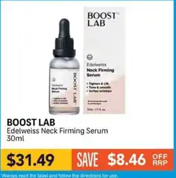 Chempro Boost Lab Edelweiss Neck Firming Serum offer