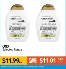 Chempro OGX coconut milk shampoo conditioner offer