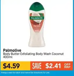 Chempro Palmolive Body Butter Exfoliating Body Wash Coconut offer