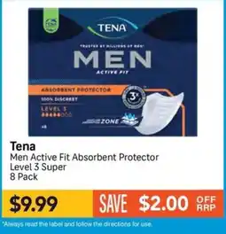 Chempro Tena Men Active Fit Absorbent Protector offer