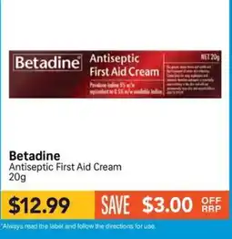 Chempro Betadine Antiseptic First Aid Cream offer