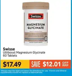 Chempro Swisse Ultiboost Magnesium Glycinate offer