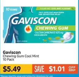 Chempro Gaviscon Chewing Gum Cool Mint offer